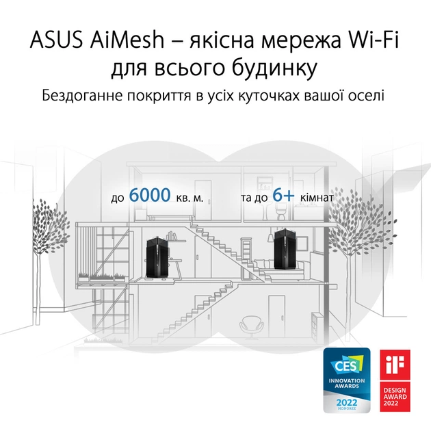 Маршрутизатор ASUS ZenWiFi Pro ET12 1PK (90IG05Z0-MO3A10) - picture 10