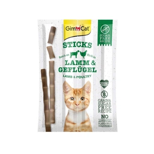 Ласощі для котів GimCat М'ясні палички ягня, курка 4 шт (4002064420820) зображення 1