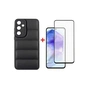 Чохол до мобільного телефона Dengos Kit for Samsung Galaxy A55 5G case + glass (Black) (DG-KM-57) - зменшене зображення 1