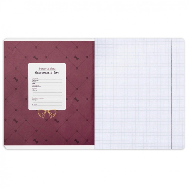 Зошит Yes Luxure doggy А5 24 аркушів клітинка (767539) - picture 12