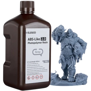 Фотополімерна смола ELEGOO Resin, Standard 2кг, grey (50.103.0273) picture 1