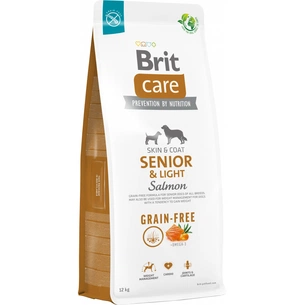 Сухий корм для собак Brit Care Dog Grain-free Senior & Light беззерновий з лососем 12 кг (8595602558926) зображення 1