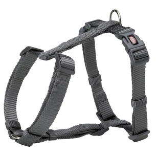 Шлея для собак Trixie Premium Н-подібна нейлон XS-S 30-44 см/10 мм графітова (4053032021617) зображення 1
