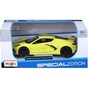 Машина Maisto 2020 Chevrolet Corvette C8 жовтий 124 (31527 yellow) - зменшене зображення 2