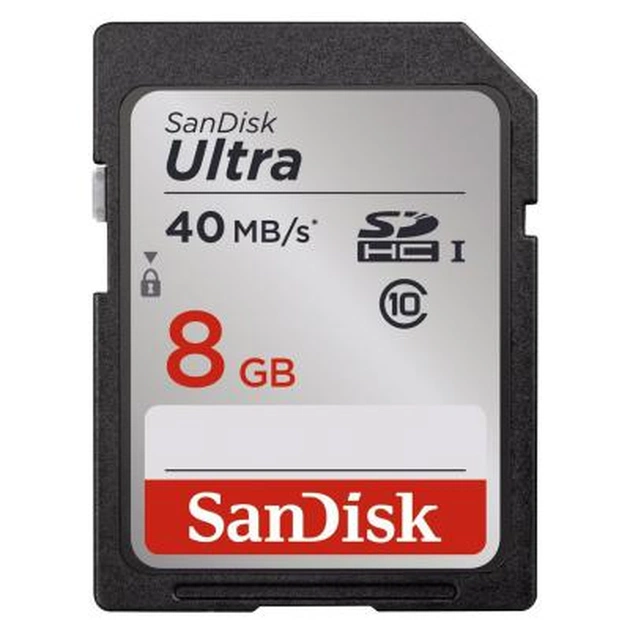 Карта пам'яті SanDisk 8Gb SDHC class 10 UHS-I (SDSDUN-008G-G46) - изображение 1