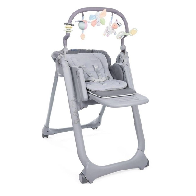 Стілець для годування Chicco Polly Magic RELAX сірий (79502.21) - зображення 1