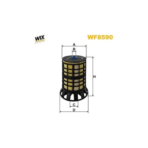 Фильтр топливный Wixfiltron WF8590 - изображение 1
