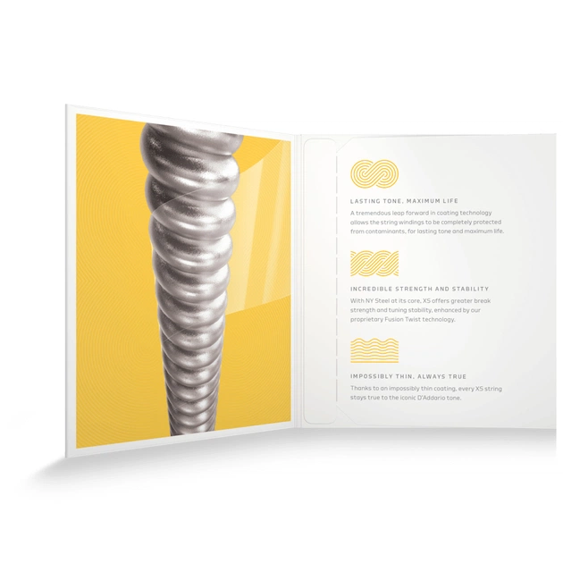 Струни для гітари D'Addario XS Coated Electric Guitar Strings Super Light Top / Regular Bottom (09-46) (XSE0946) - picture 4