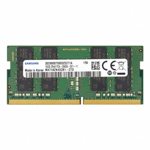 Модуль пам'яті для ноутбука SoDIMM DDR4 16GB 2666 MHz Samsung (M471A2K43CB1-CTD) зображення 1