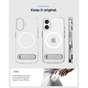 Чохол до мобільного телефона Spigen Ultra Hybrid S MagFit iPhone 17 Clear White (ACS09981) - зменшене зображення 6