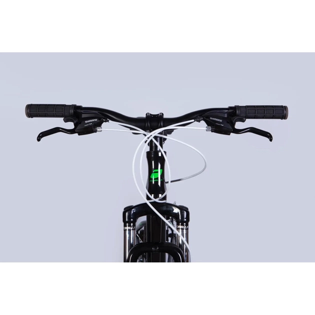 Велосипед Formula 26" BLACKWOOD DD FR рама-13" AL 2026 чорний з зеленим (OPS-FR-26-801) - изображение 6