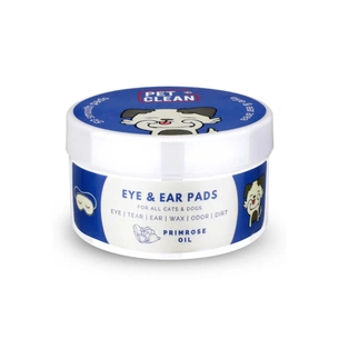 Вологі серветки для тварин Pet Clean PET EYE/EAR WIPES для гігієни очей та вух 50 шт (8939111099202) зображення 1