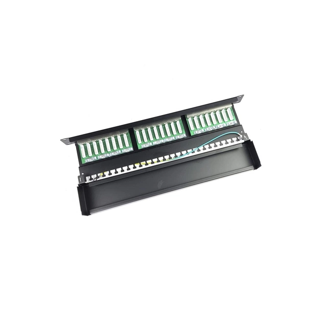 Патч-панель 19" 24xRJ45 STP cat.6, 1U Eserver (WT-2084-CAT 6) - picture 6