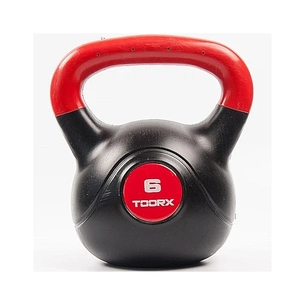 Гиря Toorx PVC 6 кг Black/Orange (KRP-6) (931126) зображення 1