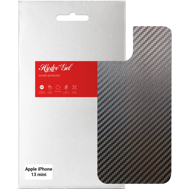 Пленка защитная Armorstandart back side Apple iPhone 13 mini Carbone (ARM61058) - изображение 1