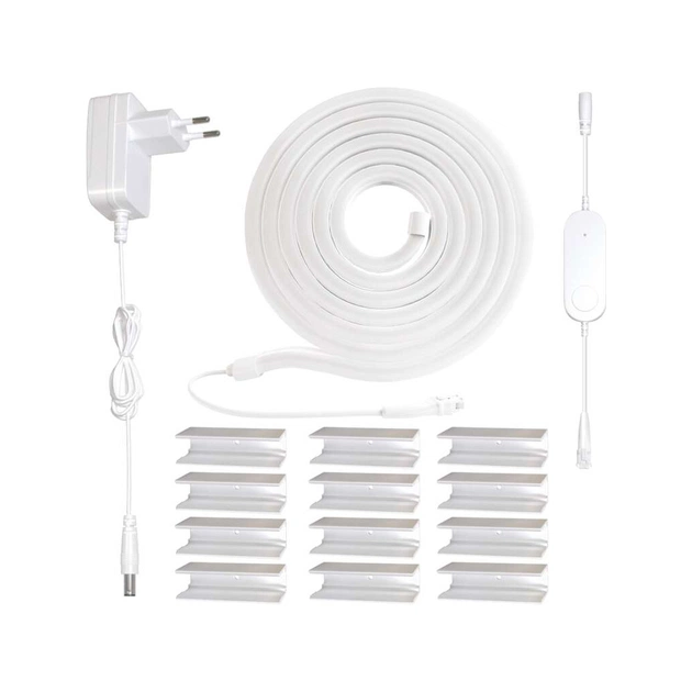 Світлодіодна стрічка EMOS ZPW513I NEON white 5 m 33 Вт RGBIC WiFi (ZPW513I) - зображення 3