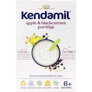 Дитяча каша Kendamil Молочна з яблуком і чорною смородиною з 6 місяців 150 г (92000152) picture 1