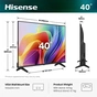 Телевізор Hisense 40A4S - зменшене зображення 2