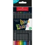 Карандаши цветные Faber-Castell Black Edition colour pencil, тригранні, чорне дерево, 12 кольорів (116412) (31214) - уменьшенное изображение 1
