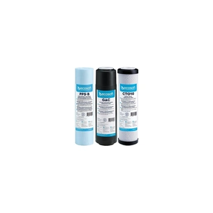 Картридж для фільтра глечика Ecosoft Комплект картриджів Ecosoft 1-2-3 покращений (2 вугільних ка (CHV3ECO) изображение 1