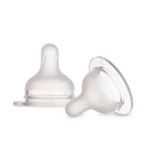 Соска Canpol babies силіконова до пляшечки S-Shape M (повільна) 2 шт (59/892) зображення 1