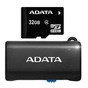 Карта пам'яті ADATA 32GB microSDHC Class 4 (AUSDH32GCL4-ROTGMBK) - зменшене зображення 1