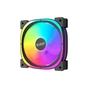 Кулер до корпусу PcCooler EF 120 ARGB BK 3 IN 1 Black - зменшене зображення 3