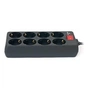 Мережевий фільтр живлення REAL-EL REAL-EL RS-8 PROTECT, 1.8m, black (EL122300021) - зменшене зображення 5