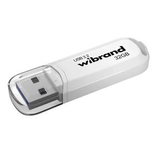 USB флеш накопичувач Wibrand 32GB Marten White USB 3.2 Gen 1 (USB 3.0) (WI3.2/MA32P10W) зображення 1