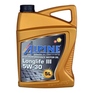 Моторна олива Alpine 5W-30 Longlife III 5л (0285-5) зображення 1