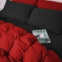 Постільна білизна MirSon 002-009 Black/Red Фланель 2 x 160 x 220 Сімейний Євро (2200009656576) - зменшене зображення 5