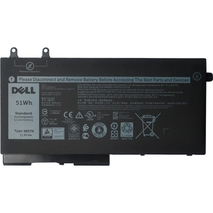 Акумулятор до ноутбука Dell Latitude 5400 R7D7N, 51Wh (4255mAh), 3cell, 11.1V, Li-ion, black (A47766) зображення 1