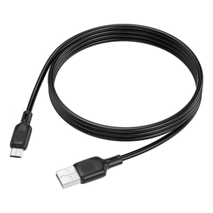 Дата кабель USB-C to USB-C 1.0m 60W silicone black BOROFONE (6941991115455) зображення 1