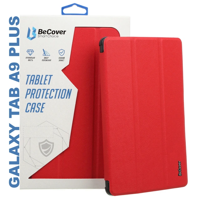 Чехол для планшета BeCover Smart Case Samsung Tab A9 Plus SM-X210/SM-X215/SM-X216 11.0" Red (710305) - изображение 1