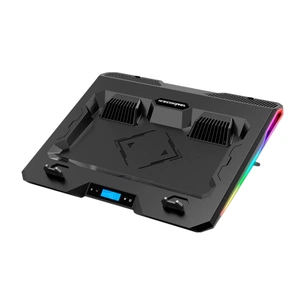 Підставка до ноутбука IceCoorel 10-15.6", 2*60mm 2800 RPM, USB2.0+LCD+speed control., 400x350x45mm (A3) зображення 1