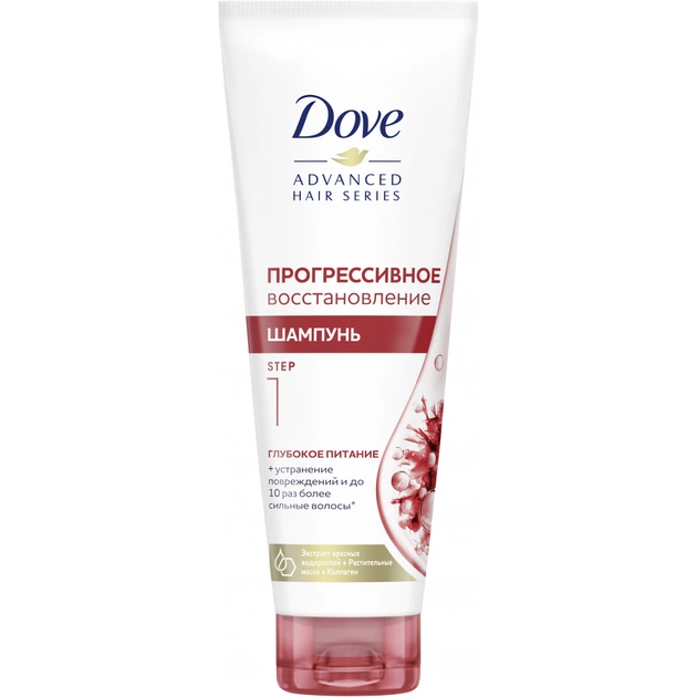 Шампунь Dove Advanced Hair Series Прогресивне відновлення 250 мл (8710908052828) - изображение 1