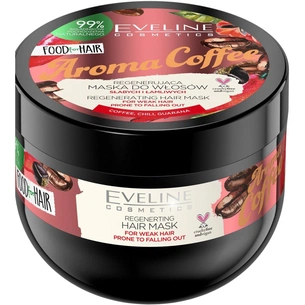 Маска для волосся Eveline Cosmetics Food For Hair Aroma Coffee 500 мл (5901761988949) зображення 1