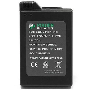 Акумулятор до фото/відео PowerPlant Sony PSP-110 (DV00DV1082) зображення 1