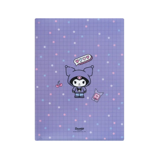 Папка - куточок Kite із клапаном A4 Kuromi (HK25-248-1) - picture 3