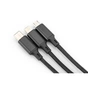 Дата кабель USB 2.0 AM to Lightning + Micro 5P + USB-C 1.0m charge only Digitus (AK-300160-010-S) - зменшене зображення 4