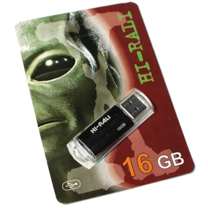 USB флеш накопичувач Hi-Rali 16GB Corsair Series Black USB 2.0 (HI-16GBCORBK) изображение 1