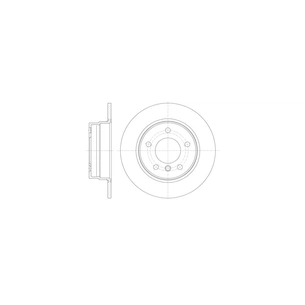 Гальмівний диск REMSA 61013.00 зображення 1