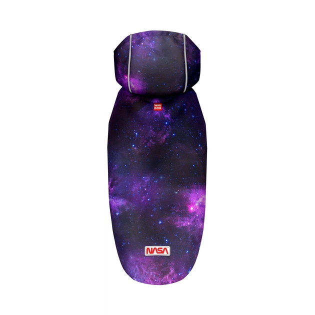 Дощовик для тварин WAUDOG Clothes з капюшоном "NASA21" S (356-0148) - зображення 1