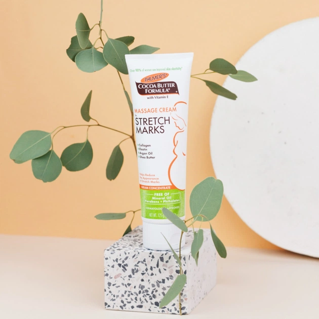 Косметика для мам Palmer's крем-концентрат від розтяжок з олією какао і вітаміном Е, 125 г (4035-6N) - picture 5