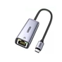 Перехідник USB-C to RJ45 Ethernet 1000Mbps gray Ugreen (40322) - зменшене зображення 1
