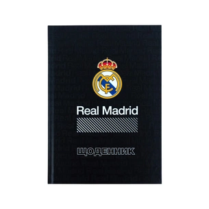 Дневник школьный Kite Real Madrid, твердая обложка (RL26-262-2) изображение 1