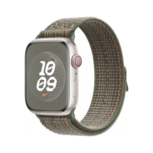 Ремінець до смарт-годинника Apple 41mm Sequoia/Orange Nike Sport Loop (MTL33ZM/A) зображення 1