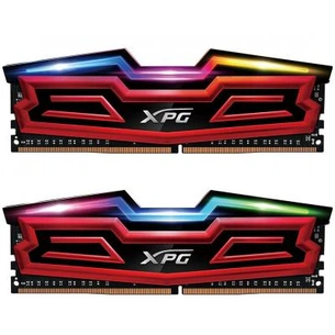 Модуль пам'яті для комп'ютера DDR4 32GB (2x16GB) 2666 MHz XPG Spectrix D40 Red ADATA (AX4U2666316G16-DR40) зображення 1