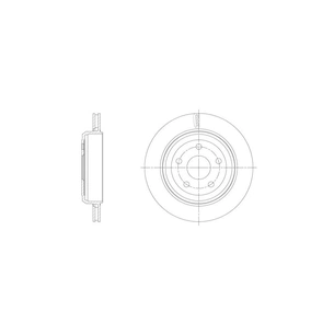 Гальмівний диск REMSA 61513.10 зображення 1