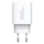Зарядний пристрій Armorstandart 1xUSB-C PD20W + 1xUSB QC3.0 GaN white (ARM87067) - зменшене зображення 1